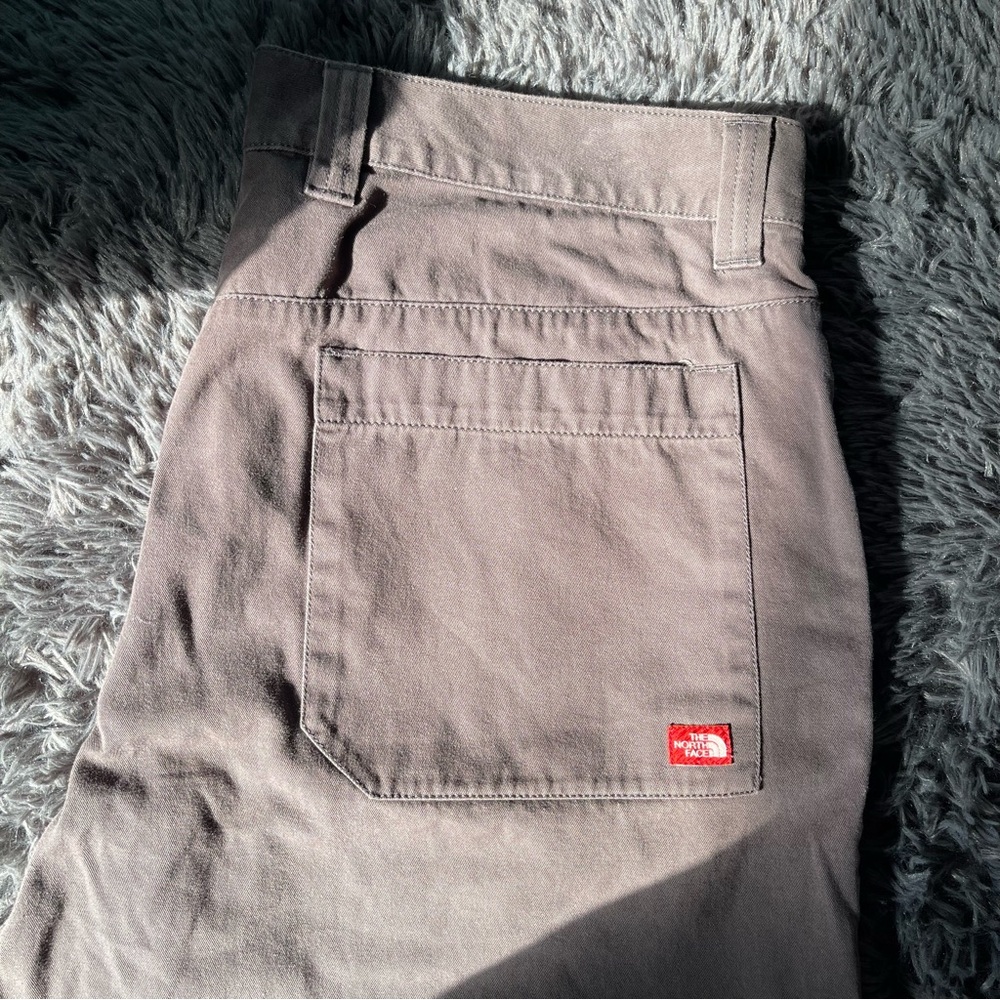 The North Face Grey Shorts with Red Logo 38 Long